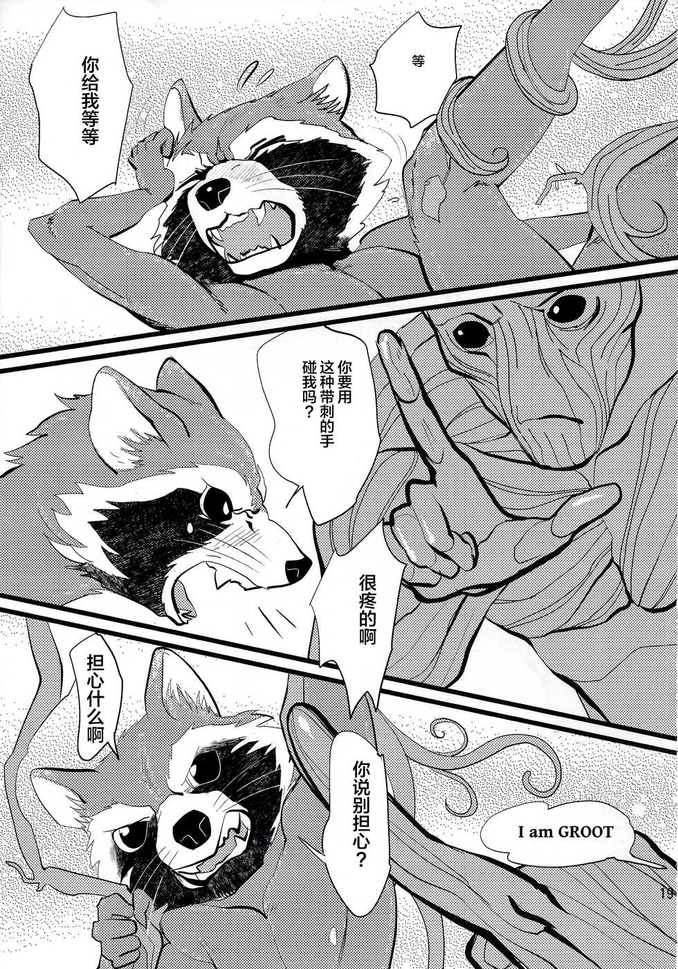 (Fur-st 8) [INK (Kreuz, Kandagawa Gufu)] ROCKET START! (Guardians of the Galaxy) [Chinese] [逃亡者x新桥月白日语社] - Page 19