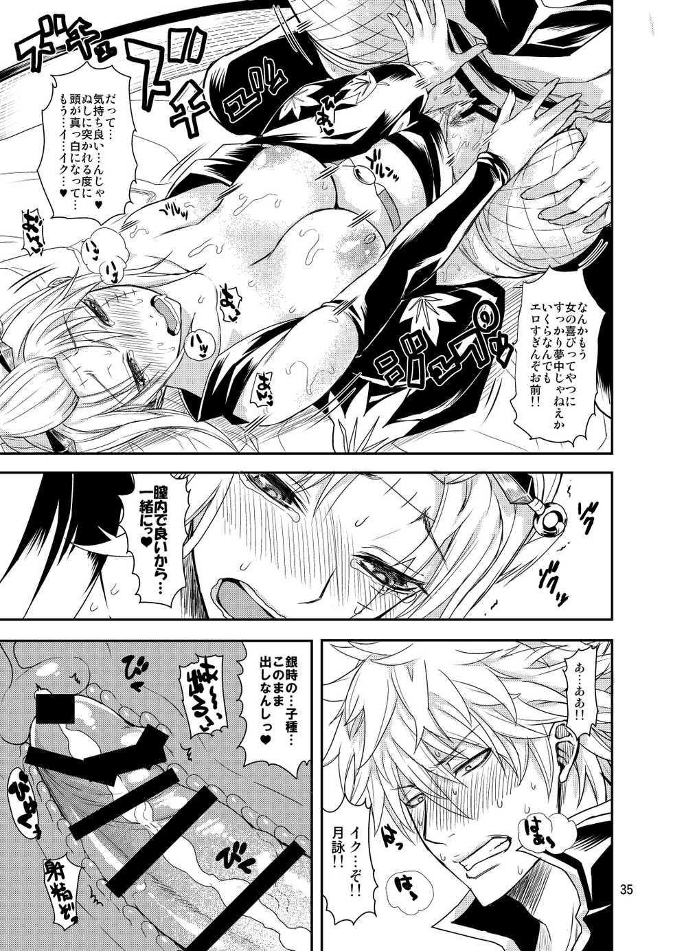 [Samidaregiri (Crowly)] Aizenkou Darkness (Gintama) [Digital] - Page 34