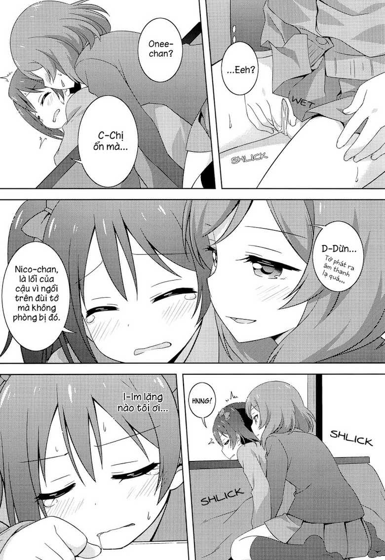 (Bokura no Love Live! 19!) [Umenomi Gahou (Umekiti)] Himitsu Gokko (Love Live!) [Vietnamese Tiếng Việt] [Trang Sally] - Page 15