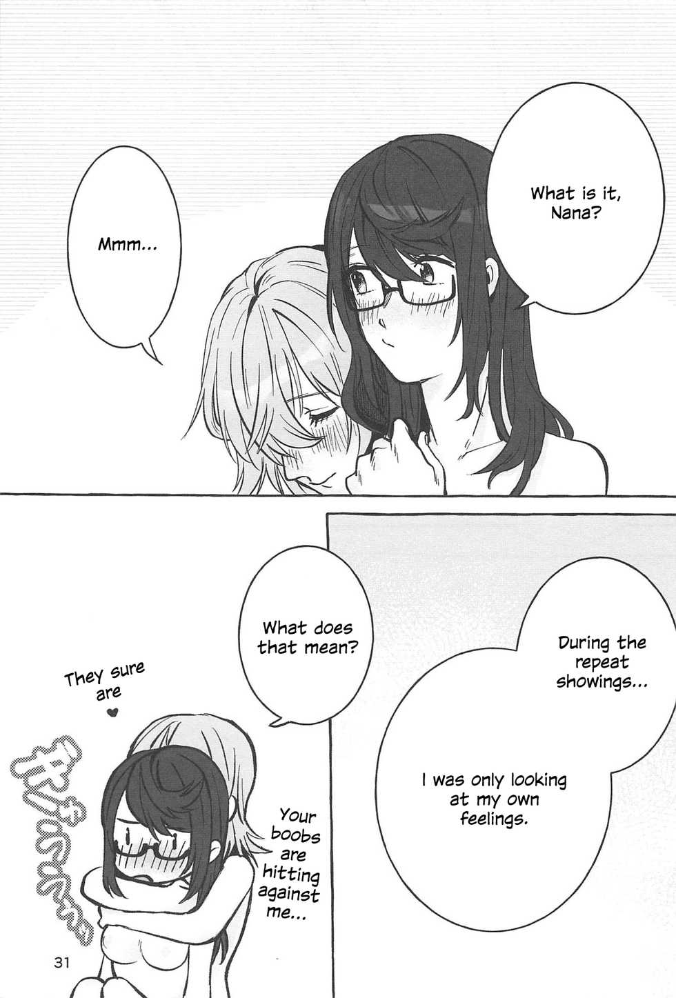 (Girls Love Festival 25) [chabochaboseinikuten (chabo)] manimani (Shoujo Kageki Revue Starlight) [English] - Page 30