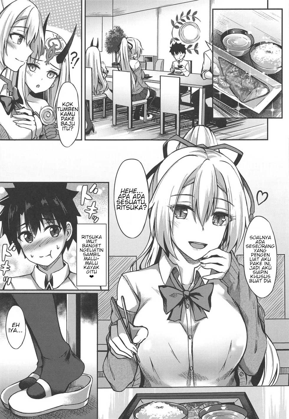 (COMIC1☆15) [Koniro Kajitsu (Konka)] Setsudo no Nai Onee-chan de Gomen ne | Maafin Kakak Yang Susah Diatur (Fate/Grand Order) [Indonesian] [Erochi Station] - Page 8