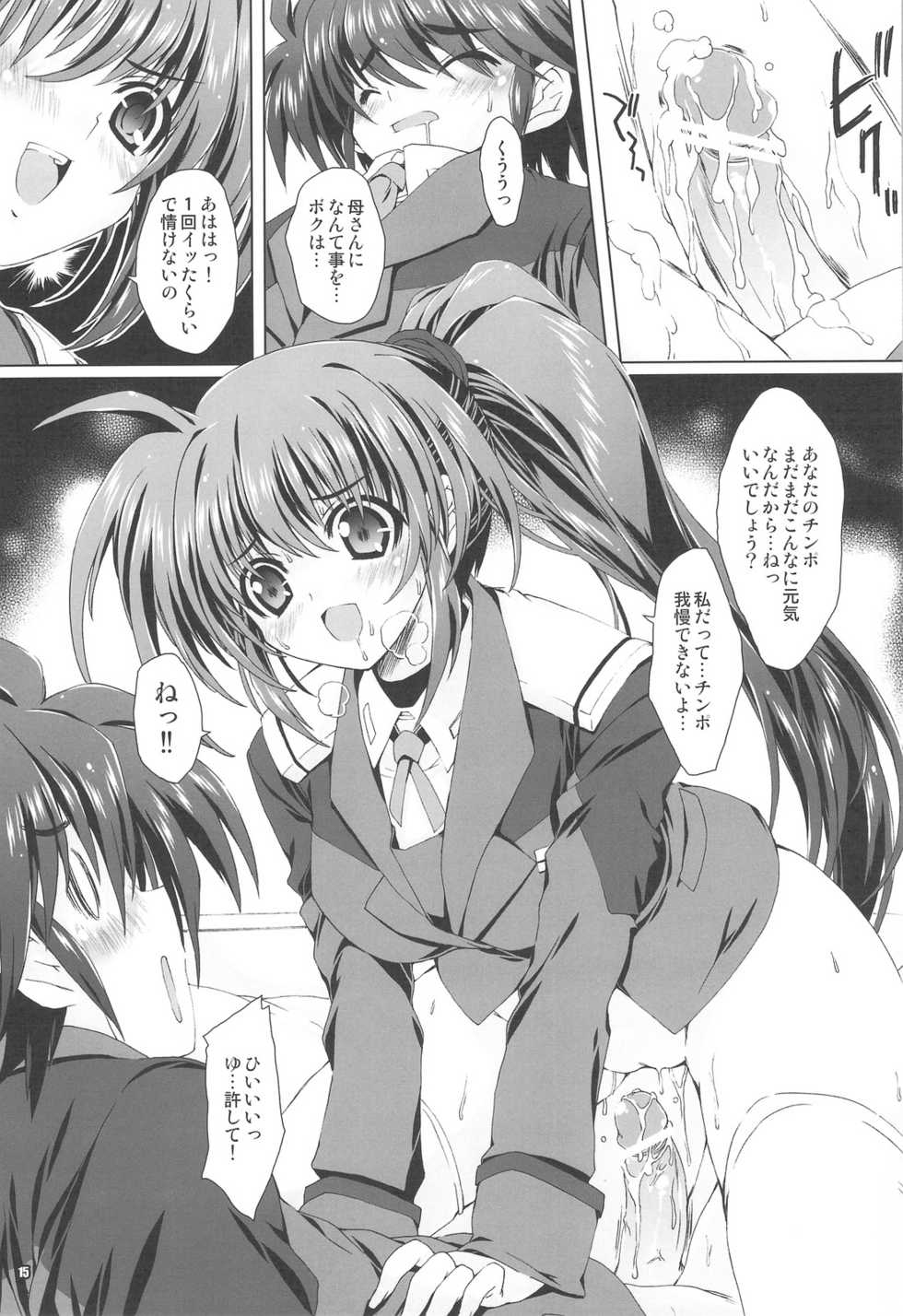 (C76) [Magic Private Eye (Mitsuki Mantarou)] Mahou Shoujo MOVIE (Mahou Shoujo Lyrical Nanoha) - Page 14