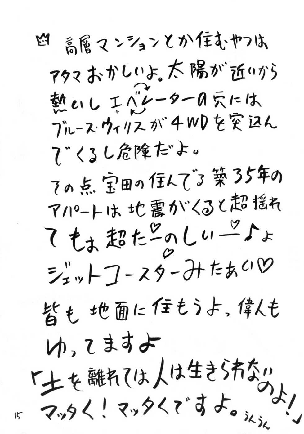 (C76) [Takaradamashii (Gorgeous Takarada)] Wig. - Page 14
