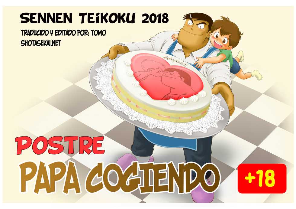 (ShotaFes 2) [Sennen Teikoku (Mitsui Jun)] Fucking Papa Dessert Hen | Fucking Papa: Dessert (Cooking Papa) [Spanish] [Shota Sekai] - Page 1
