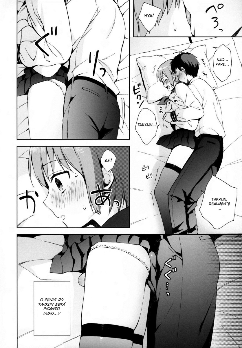 (C95) [candy paddle (NemuNemu)] Kanojo Gokko epi. 0 -Hajimete no Ecchi- [Portuguese-BR] [Ninjaboy] - Page 19