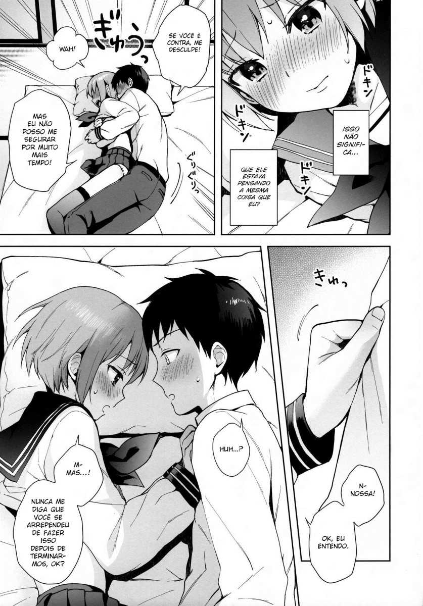(C95) [candy paddle (NemuNemu)] Kanojo Gokko epi. 0 -Hajimete no Ecchi- [Portuguese-BR] [Ninjaboy] - Page 22