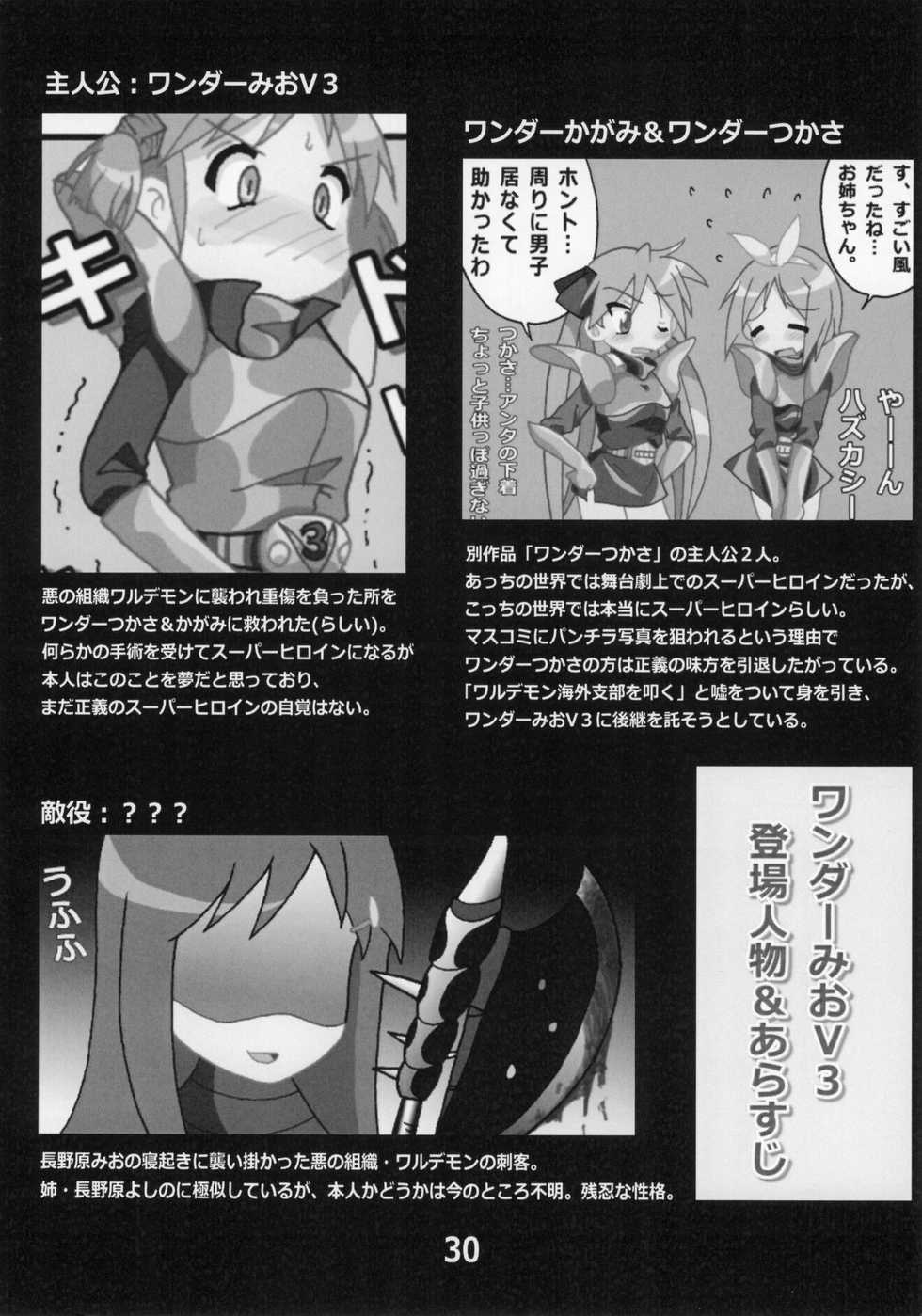 (C85) [Kasukabe Pantsu Hunter (Various)] Lucky-jou Pantsu Hunter Vol. 2 (Lucky Star, Nichijou) - Page 29