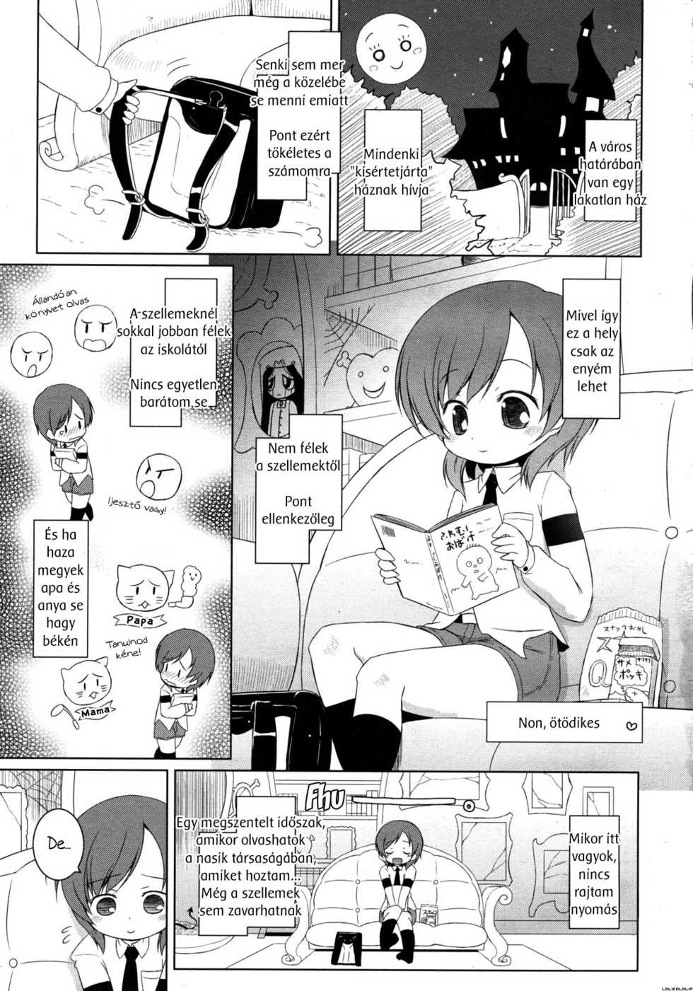 [Murian] Non-kun to Obakeyashiki (COMIC RiN 2012-04) [Hungarian] [Lolicololin] - Page 2