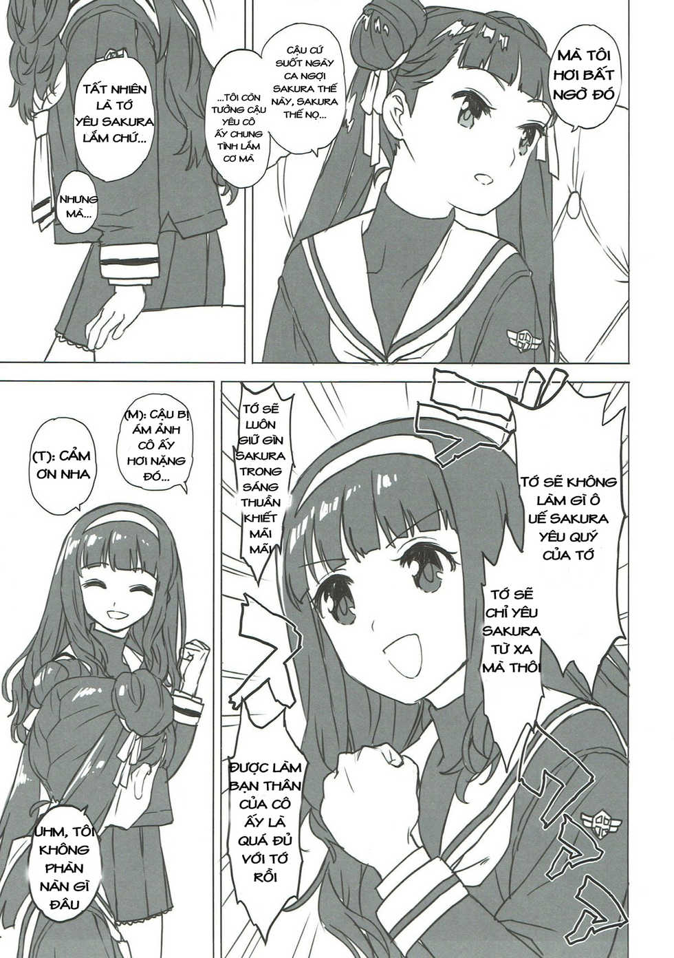 (COMIC1☆12) [MURDERHOUSE (Workaholic)] Nitamono Doushi (Cardcaptor Sakura) [Vietnamese Tiếng Việt] [Hà Trọng Nghĩa] - Page 5