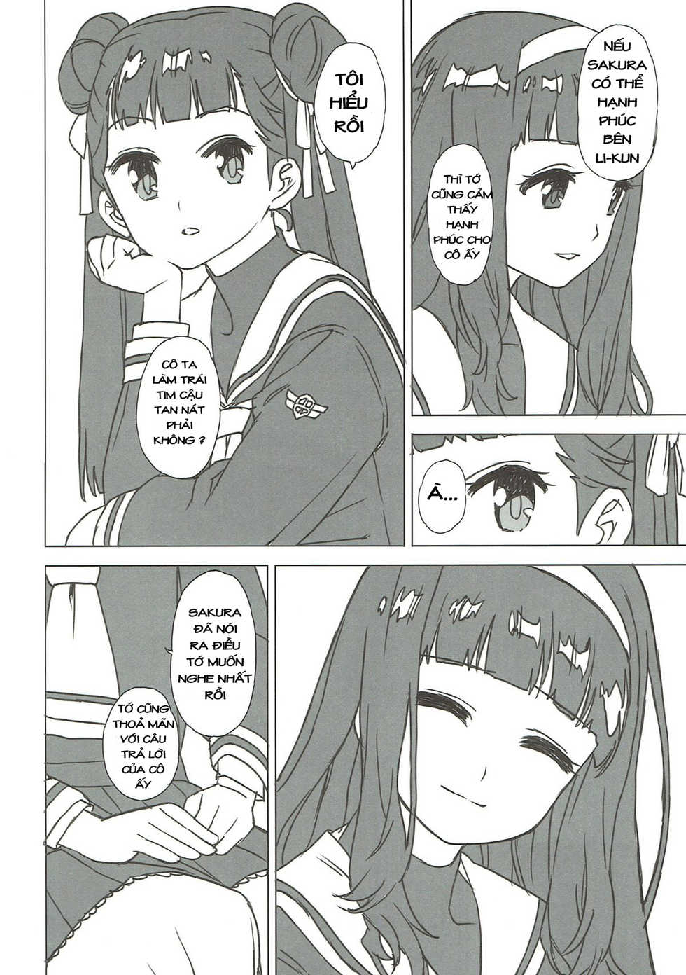 (COMIC1☆12) [MURDERHOUSE (Workaholic)] Nitamono Doushi (Cardcaptor Sakura) [Vietnamese Tiếng Việt] [Hà Trọng Nghĩa] - Page 6