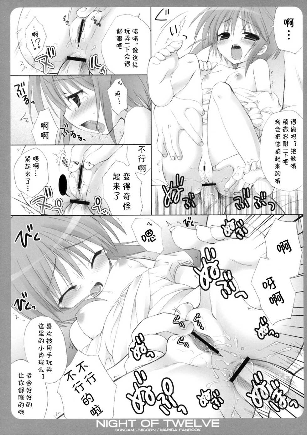 (C75) [Dragon Kitchen (Sasorigatame, Kanibasami)] NIGHT OF TWELVE (Mobile Suit Gundam Unicorn) [Chinese] [L.S.同漫汉化组] - Page 10