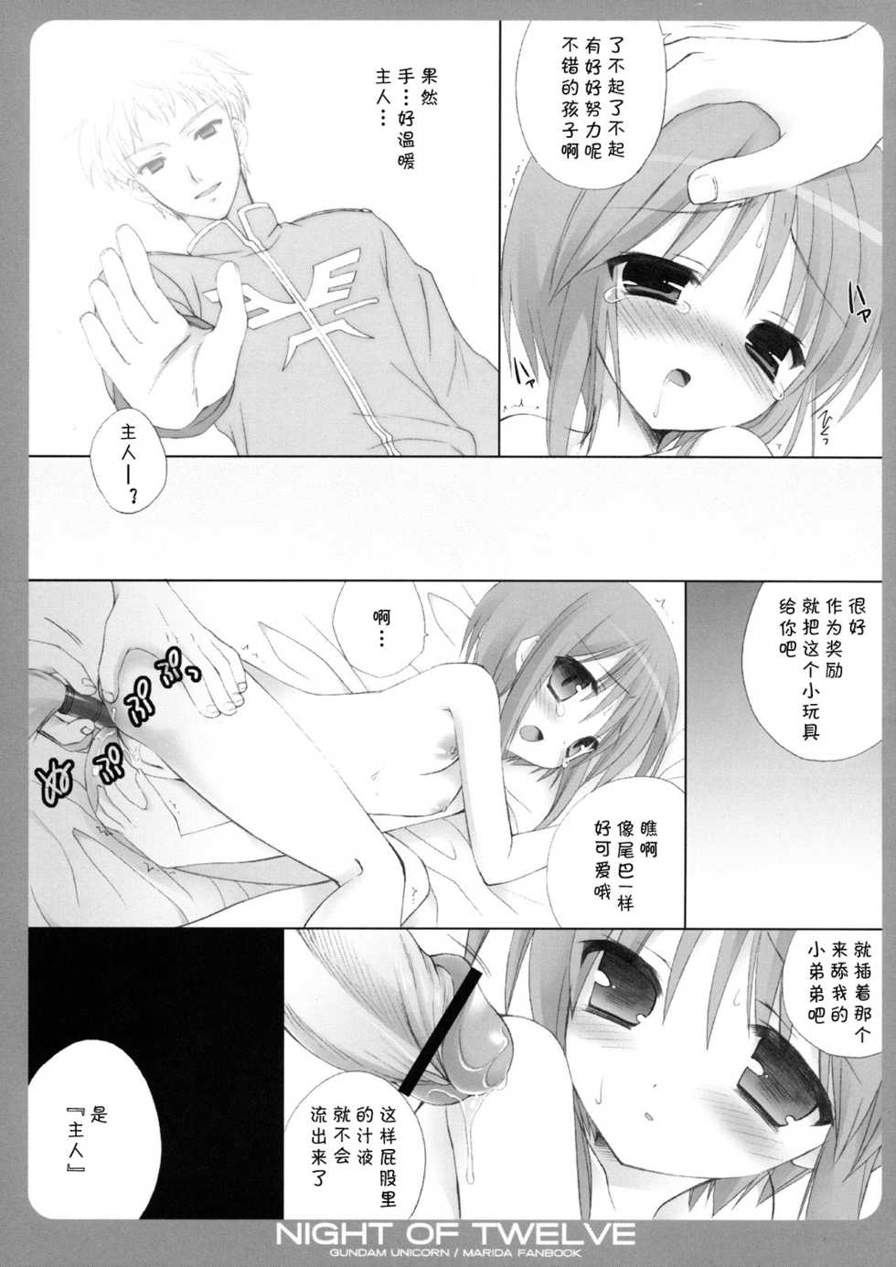 (C75) [Dragon Kitchen (Sasorigatame, Kanibasami)] NIGHT OF TWELVE (Mobile Suit Gundam Unicorn) [Chinese] [L.S.同漫汉化组] - Page 12