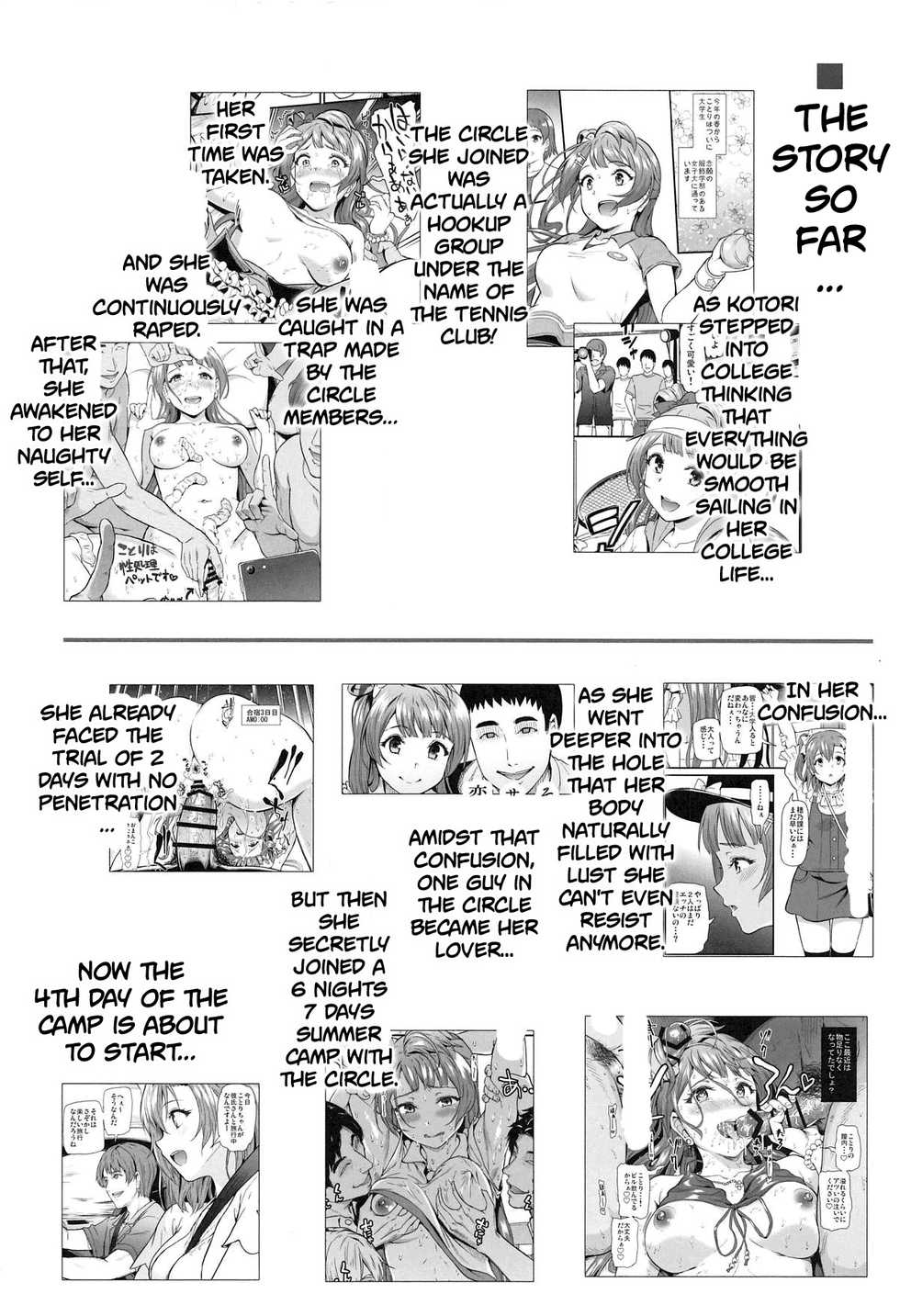 (C95) [Dai 6 Kichi (Kichirock)] Joshidaisei Minami Kotori no YariCir Jikenbo Case.4 | College Girl Kotori Minami's Hookup Circle Files Case #4 (Love Live!) [English] [obsoletezero] - Page 3