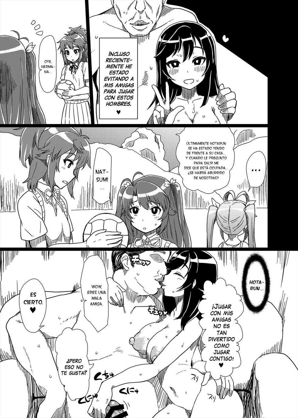 [ParadiseGom (Gorgonzola)] Ojisan Biyori (Non Non Biyori) [Digital] [Spanish]  [Lanerte] - Page 4