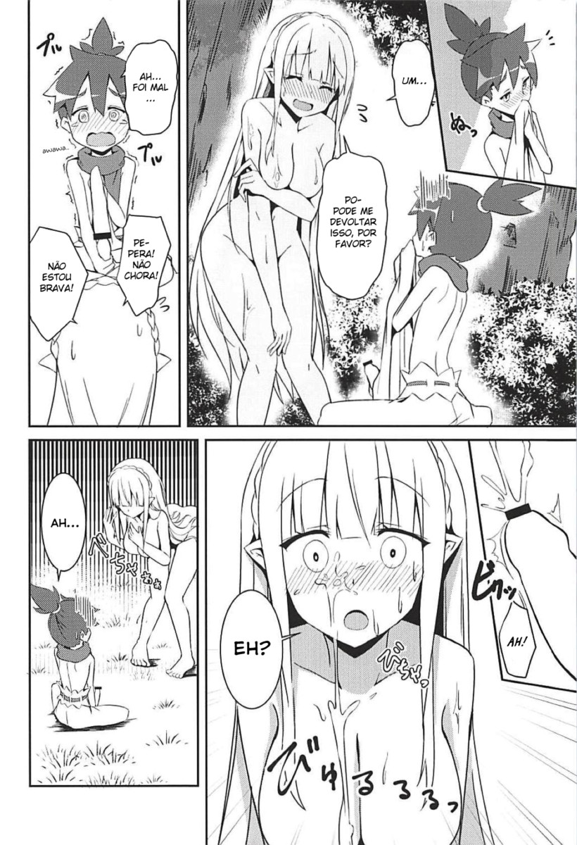 (C94) [Chelsea lip (Minato Yoshihiro)] Majo no nokoriga (Re:Zero kara Hajimeru Isekai Seikatsu) [Portuguese-BR] - Page 9
