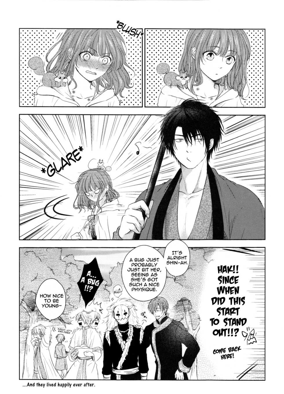 [Wata Ame (Pino Suke)] Amaoto ni Hibiku | The Sound of Rainfall (Akatsuki no Yona) [English] [TripleSevenScans+Shinko] - Page 23