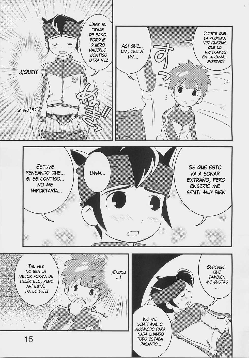 (Shota Scratch 16) [Side:M (Miyamoto Ikusa)] Tokkun nau! (Inazuma Eleven) [Spanish] [Shota Sekai] - Page 14