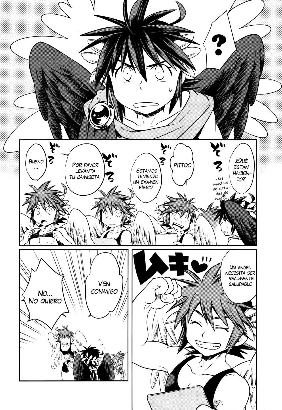 (C90) [Karasuma Pink Higashiiru (Karasuma Pink)] Delivery Angel Land (Kid Icarus) [Spanish] [Shota Sekai] - Page 21