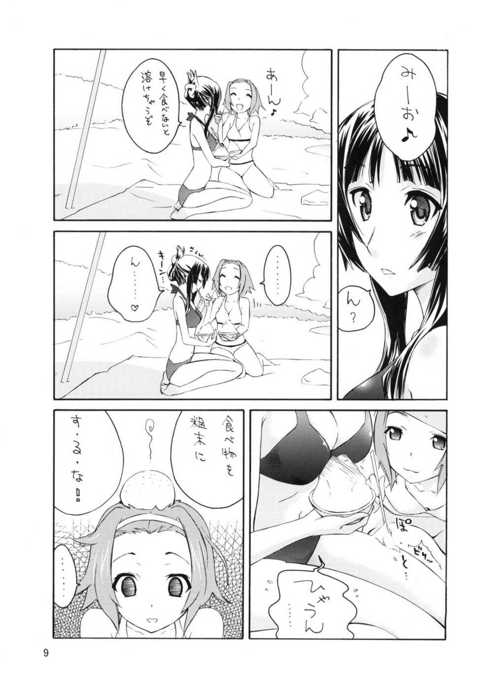 (C76) [Barbarossa (Shinonome Tarou, LEE, Yamazaki Mitsuru)] BUTTERFLIES (K-ON!) - Page 8
