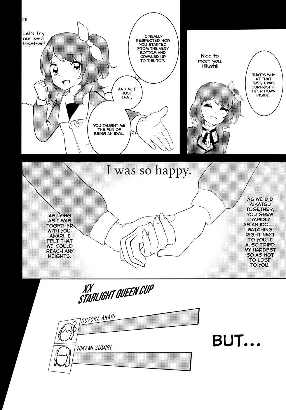 (Geinoujin wa Card ga Inochi! 10) [Ugokuna pharmacy θ (ababari)] Still in love (Aikatsu!) [English] [Lazy Lily] - Page 26