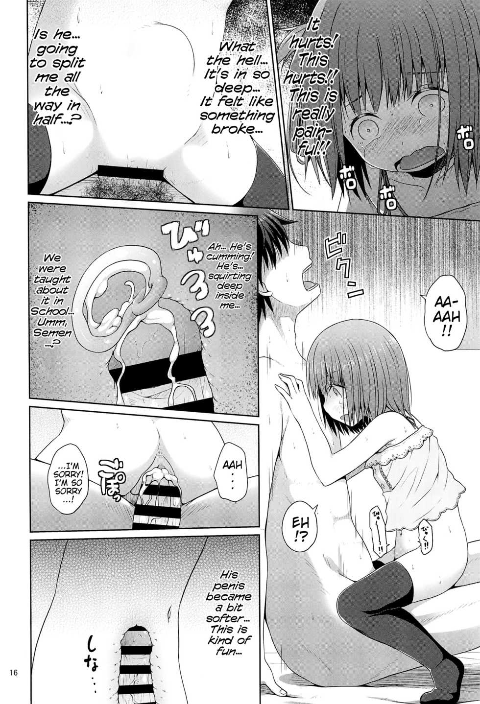 (C94) [Azure (Kagono Tori)] Tonari no Heya ni Sundeiru Yasashii Onii-san wa Jitsu wa Lolicon Deshita | The Nice Onii-san Who Lives Next Door is Actually a Lolicon [English] {Mistvern} - Page 16