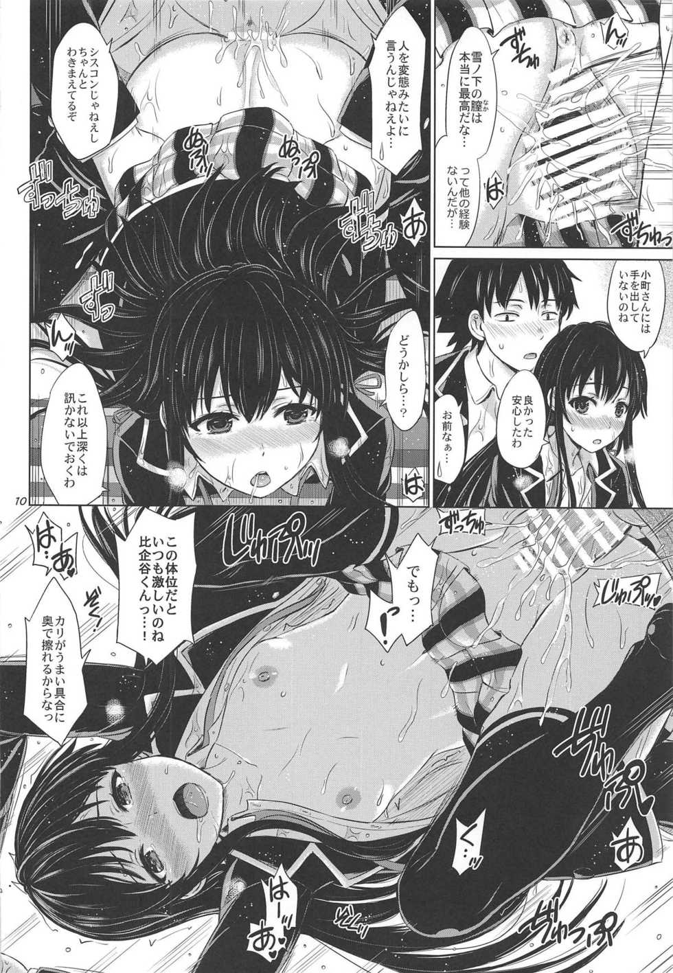 [studio A (Inanaki Shiki)] Houshi-bu no Nureta Toiki-tachi. (Yahari Ore no Seishun Love Come wa Machigatteiru.) [2019-06-22] - Page 9