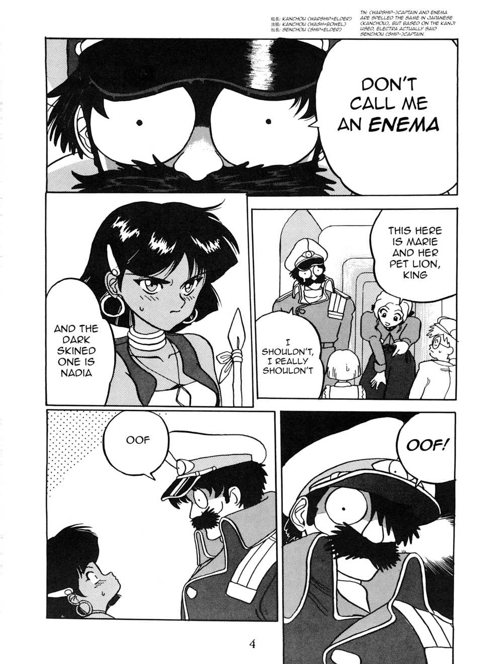 (C38) [Visit (Nanbu Kijirou)] Tokkou Yarou Nemo Senchou | Suicide Asshole Captain Nemo (Vermilion 3) (Fushigi no Umi no Nadia) [English] [q91] - Page 2