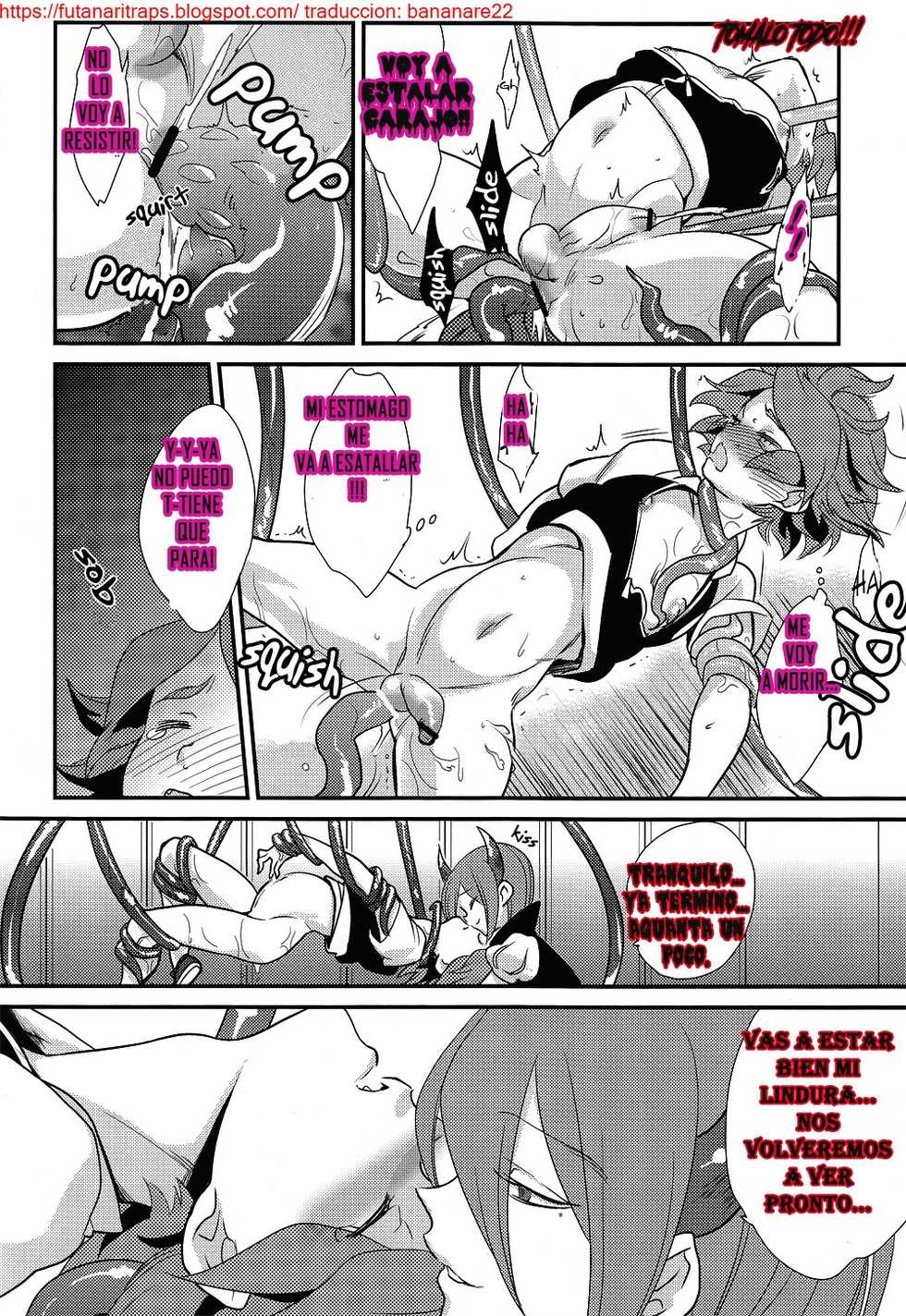 [Gokudou Daigensui (Kayama Noriaki)] Halloween Alien (Inazuma Eleven) [Spanish] [bananare222] [2010-10-24] - Page 22