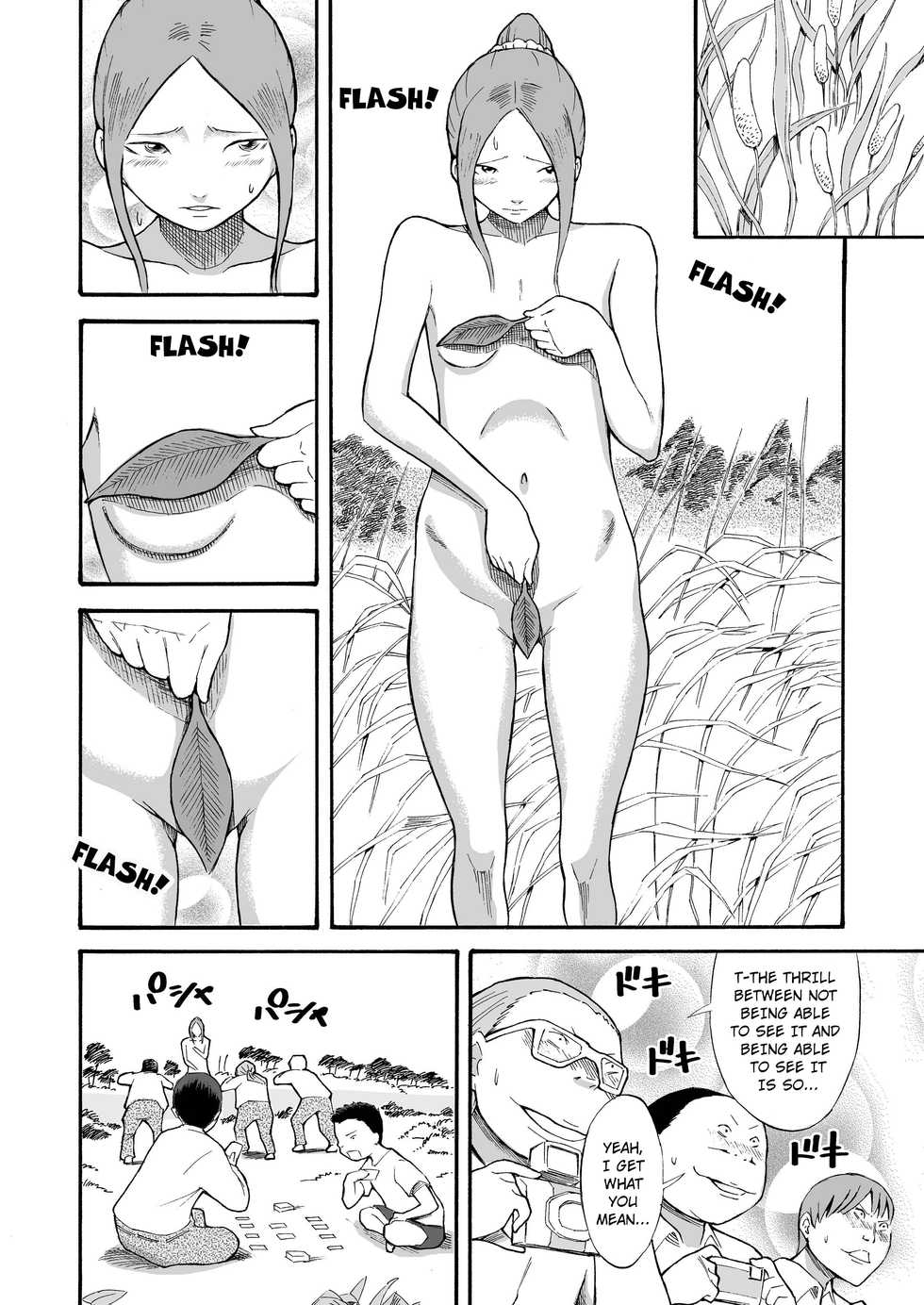 [Tenpura Kobo (Suzuki Tenpura)] Kawara de Roshutsu Satsuei | Riverbed Exhibitionism Photography [English] [hong_mei_ling] - Page 9