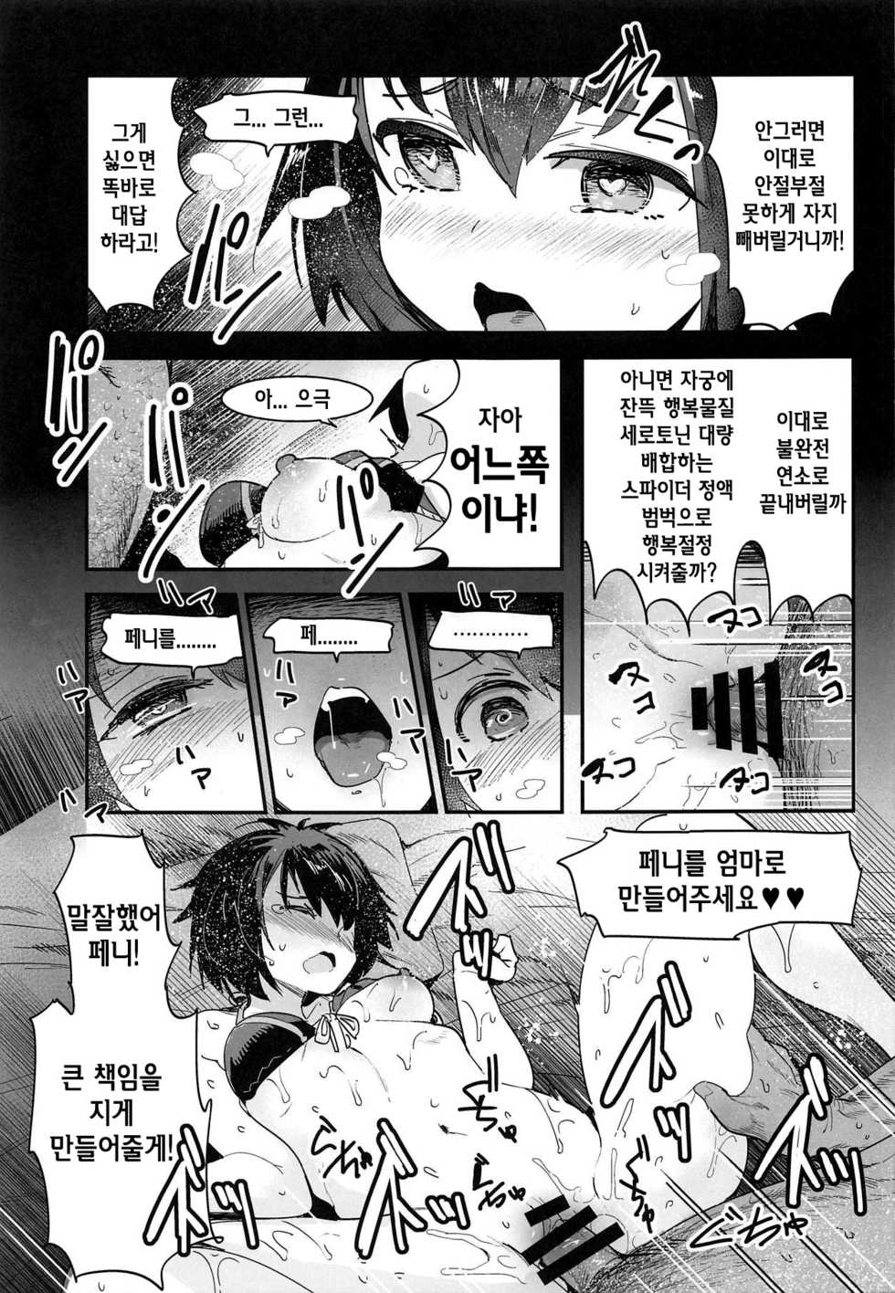 (COMIC1☆15) [Nakasone Battalion (Nakasone Haiji)] Peni Parker no Usui Hon ni wa Ooinaru Sekinin ga Tomonau | 페니 파커의 얇은 책에는 큰 책임이 따른다 (Spider-Man) [Korean] [TeamHT] - Page 10