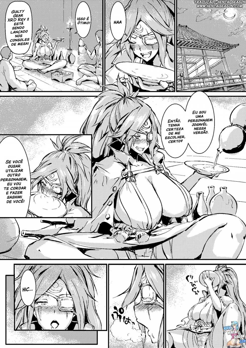 [Shiomeshi] Baiken Manga (Guilty Gear) [Portuguese-BR] [Hentai Season] - Page 1