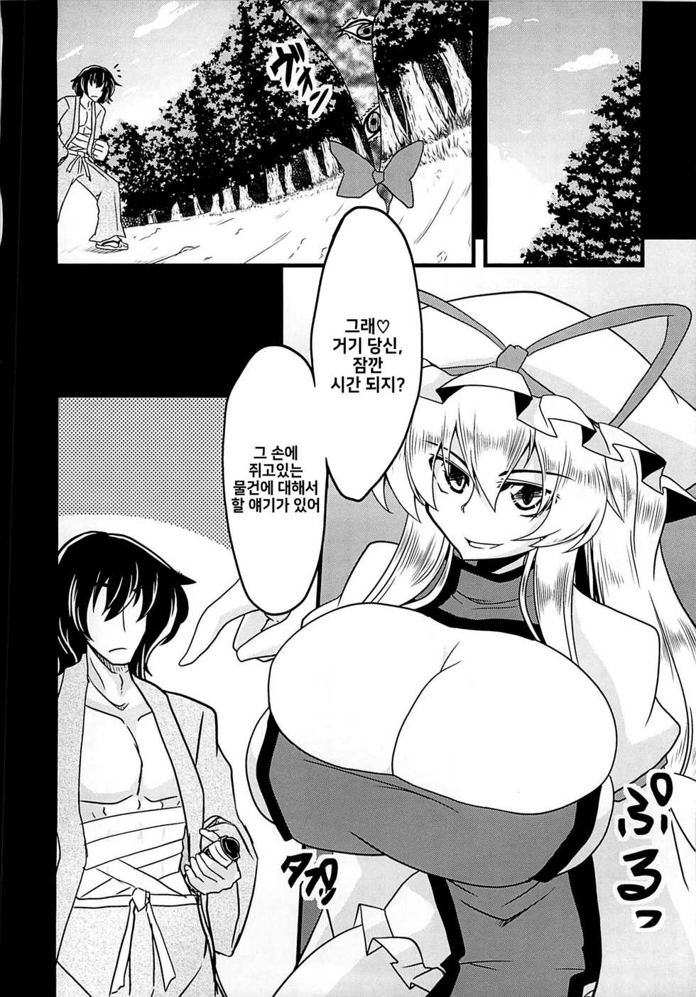 (C81) [Forever and ever... (Eisen)] Gensou Chinchin Monogatari (Touhou Project) [Korean] - Page 3