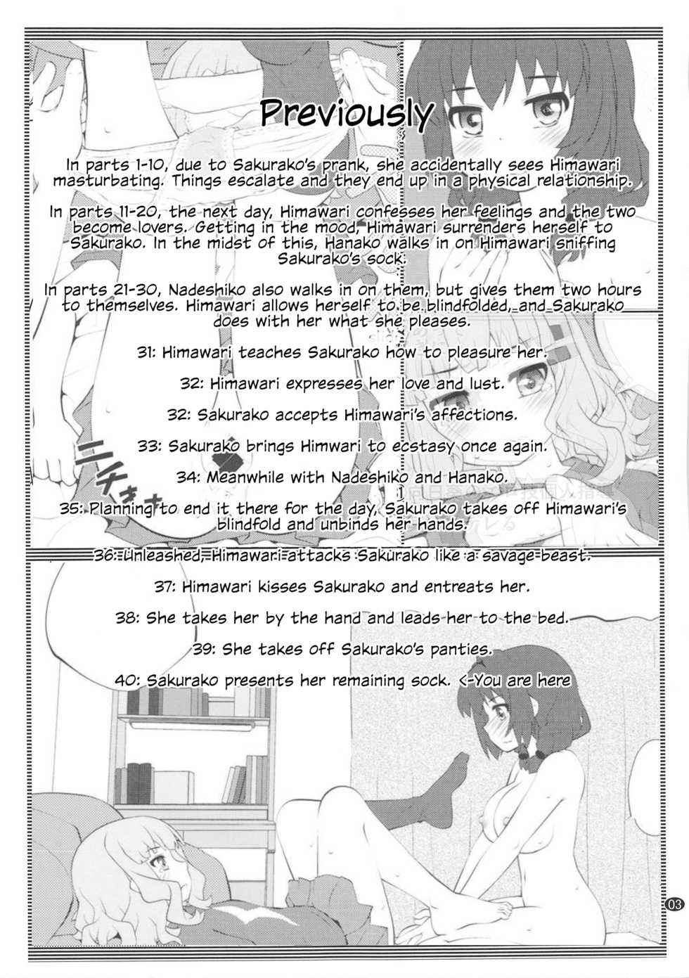 (C94) [Purimomo (Goyac)] Himegoto Flowers 13 | Secret Flowers 13 (YuruYuri) [English] [/u/ Scanlations] - Page 2