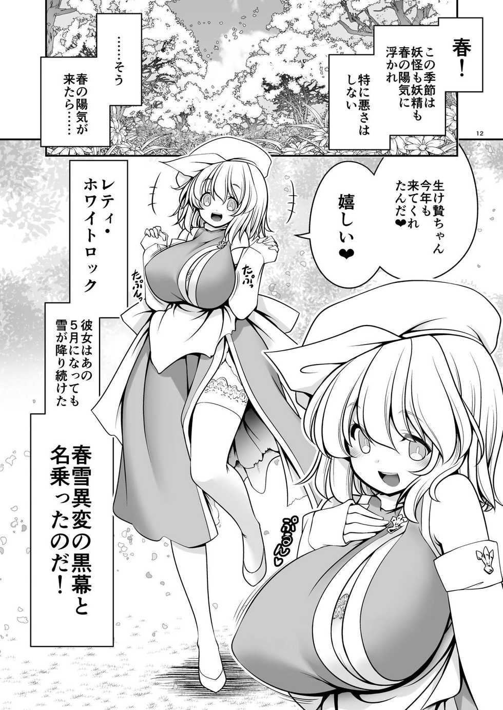 [Yosutebito na Mangakaki (Tomoki Tomonori)] Nureru Kiri no Mizuumi (Touhou Project) [Digital] - Page 12