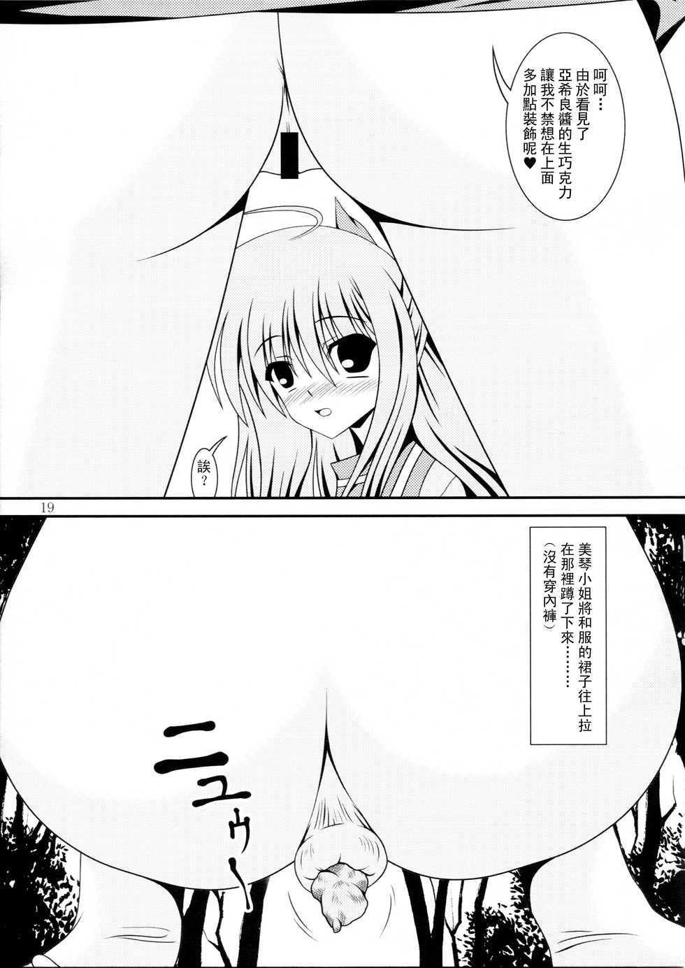 (C83) [Kyuushoku Dorobou (Murakumo)] RESUMPTION [Chinese] [臭鼬娘漢化組] - Page 19