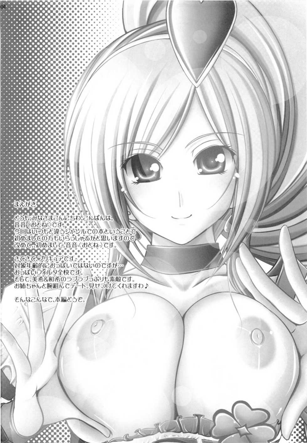 (C76) [cocon! (Otone)] Aoiro Kibou (Fresh Precure!) - Page 4