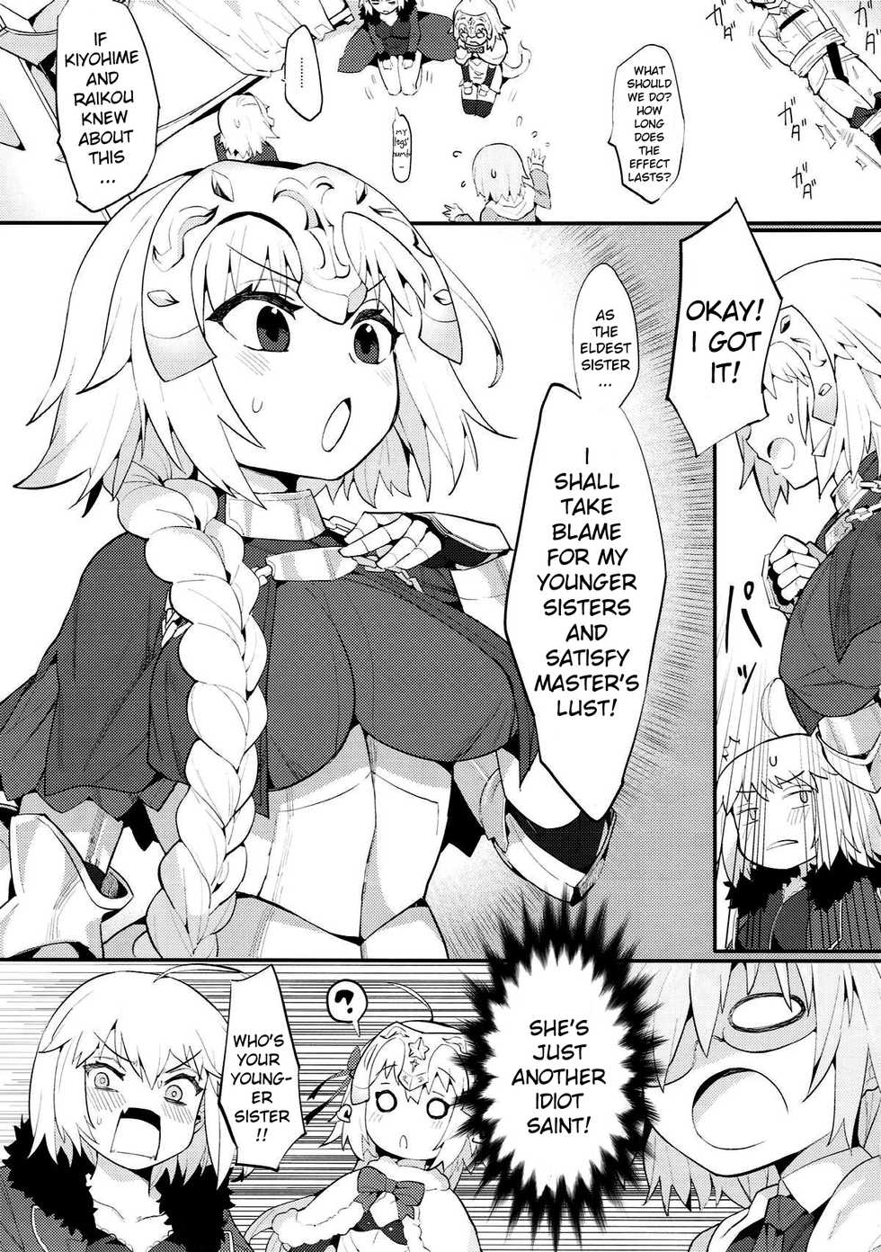 (C93) [Tuzi Laoda (Henrybird9)] Chaldea Shiki Seiyoku Shori System ~Kouhai to Seijo-tachi no Baai~ (Fate/Grand Order) [English] [xinsu] - Page 4