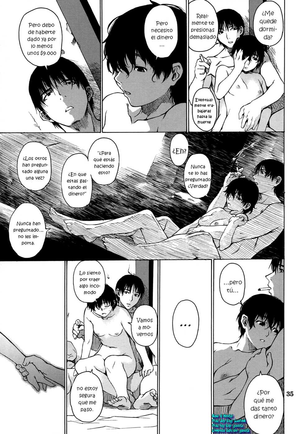 (C69) [Chotto Dake Aruyo. (Takemura Sesshuu)] Postgirl-san Wa Furimukanai. [Spanish] [ganstatrad] - Page 34