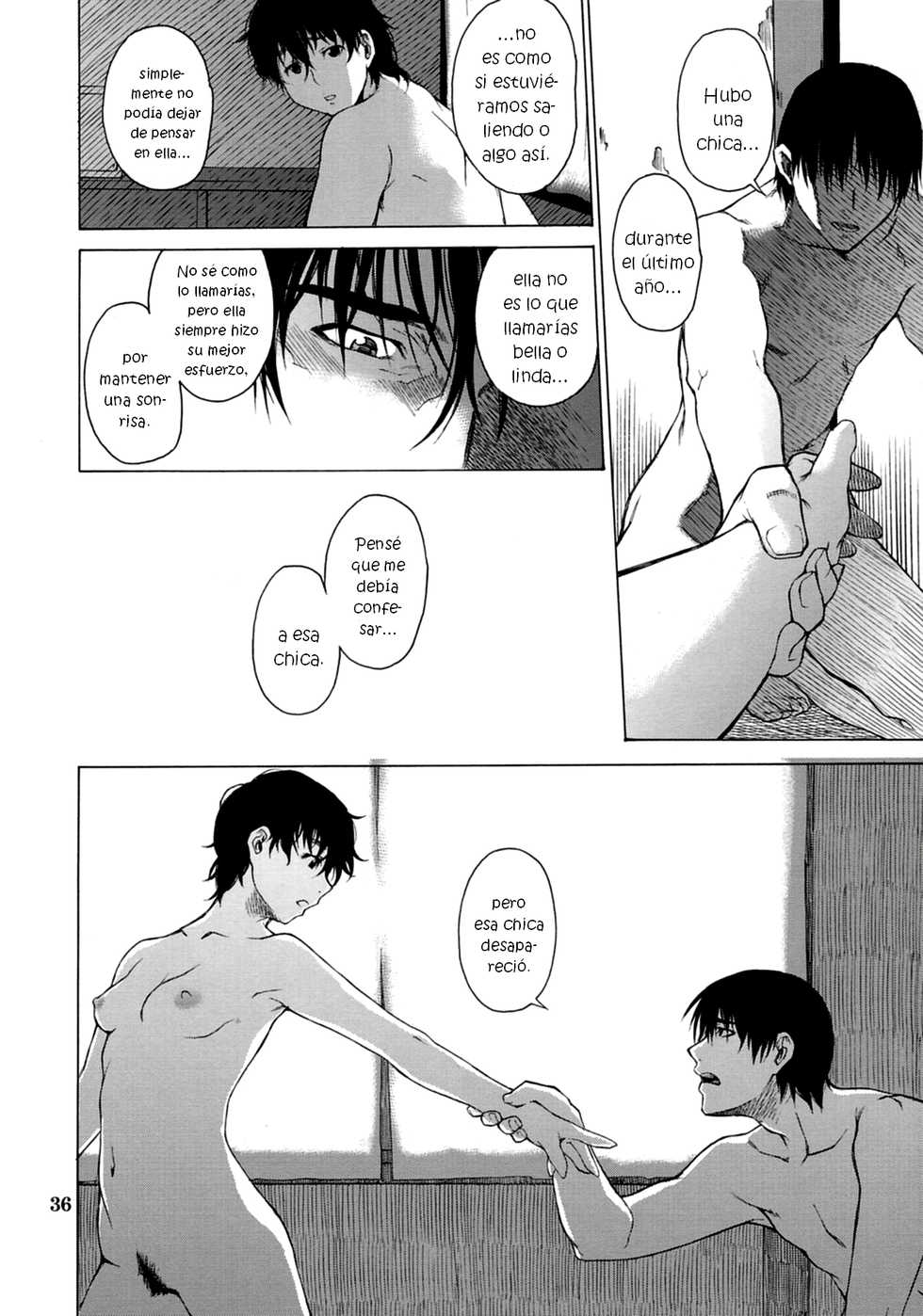 (C69) [Chotto Dake Aruyo. (Takemura Sesshuu)] Postgirl-san Wa Furimukanai. [Spanish] [ganstatrad] - Page 35