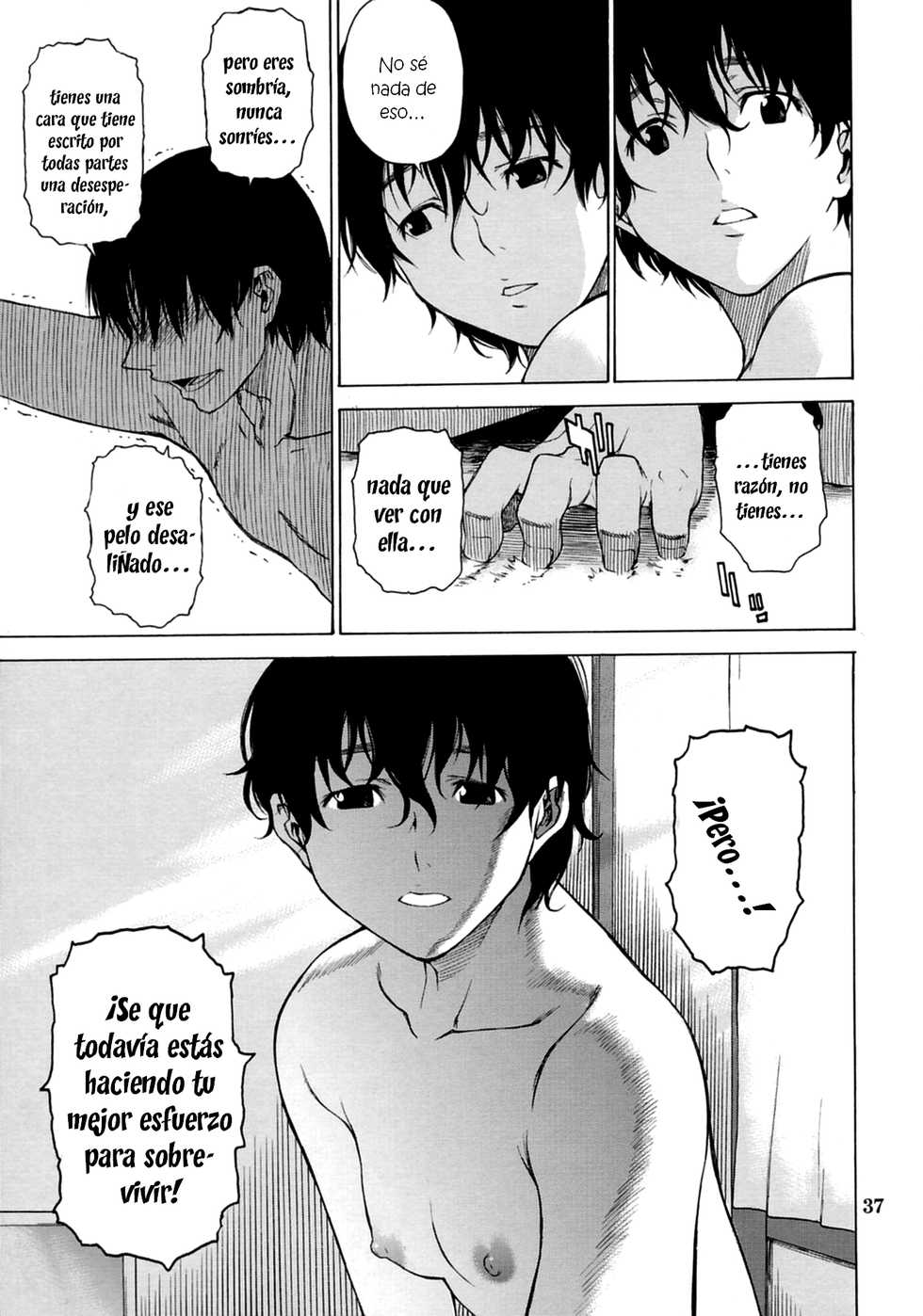 (C69) [Chotto Dake Aruyo. (Takemura Sesshuu)] Postgirl-san Wa Furimukanai. [Spanish] [ganstatrad] - Page 36