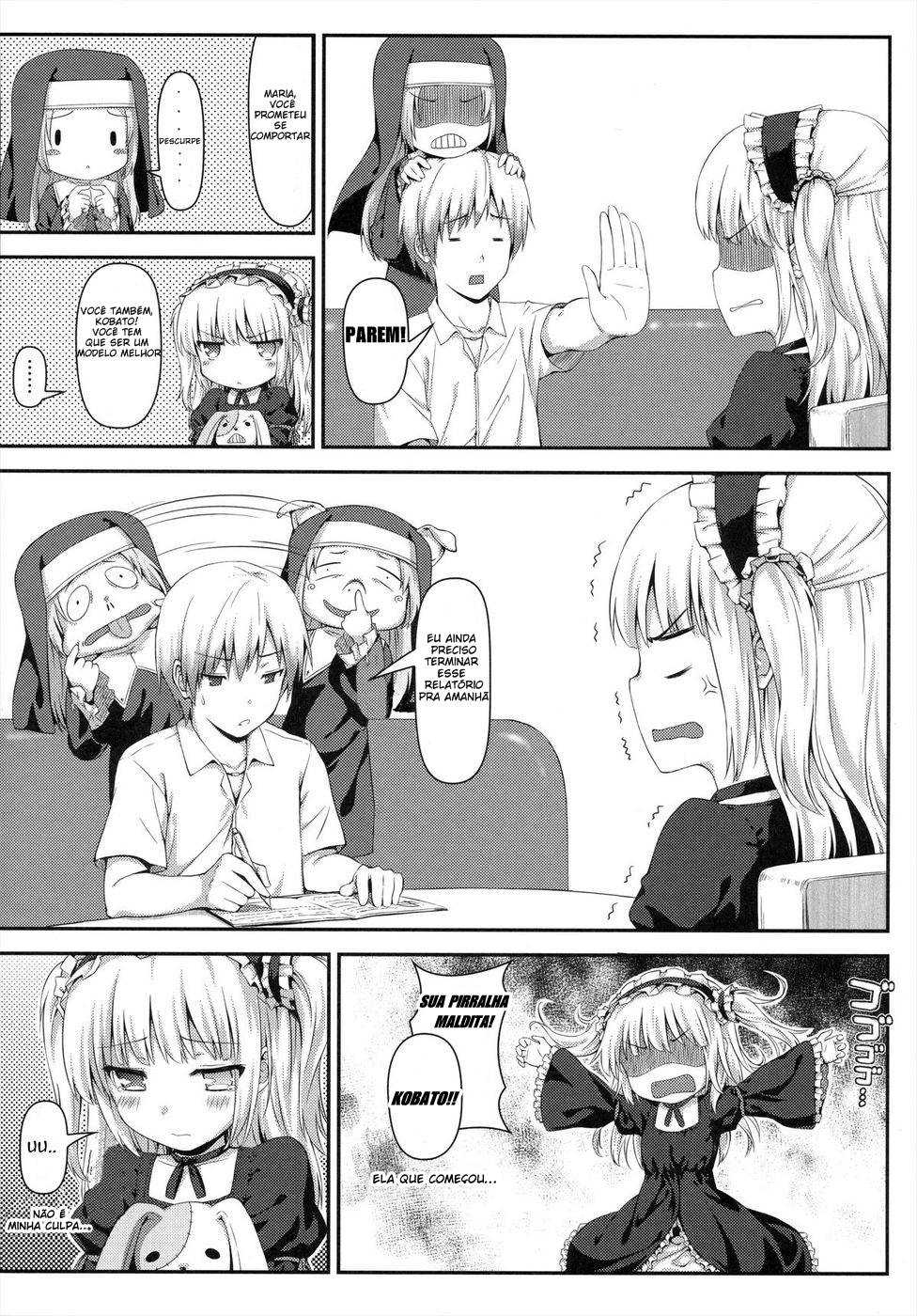 (C81) [Shadow Sorceress Communication Protocol (Hiten Onee-ryuu)] Boku wa Imouto no Wagamama ni Katenai (Boku wa Tomodachi ga Sukunai) [Portuguese-BR] [NietoHentai] - Page 4