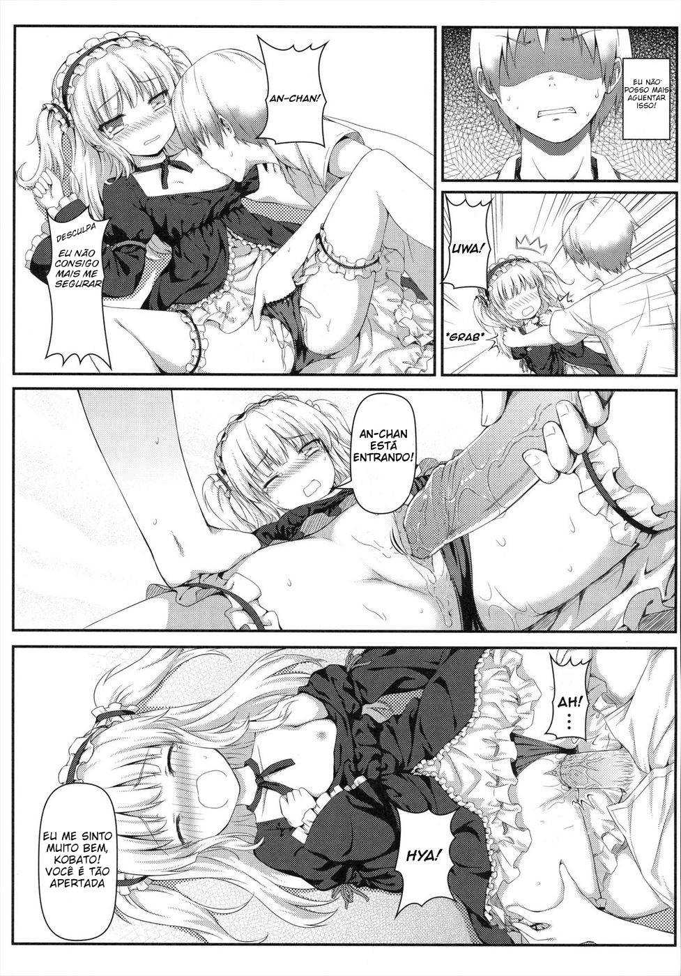 (C81) [Shadow Sorceress Communication Protocol (Hiten Onee-ryuu)] Boku wa Imouto no Wagamama ni Katenai (Boku wa Tomodachi ga Sukunai) [Portuguese-BR] [NietoHentai] - Page 11