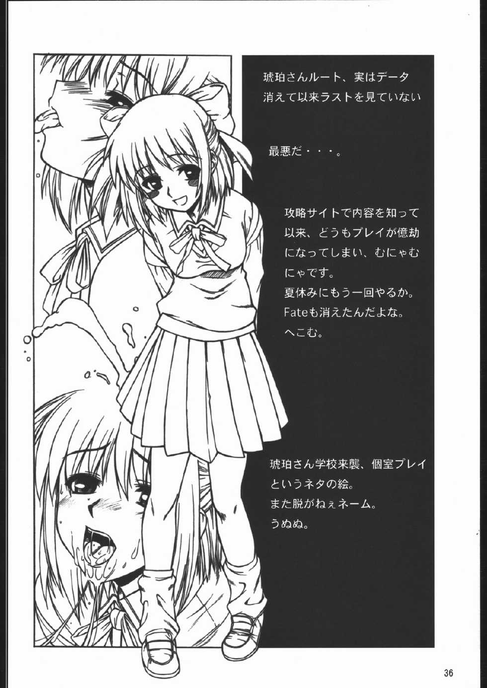 (C68) [Dennou Denpa Hatsureisho (Harukaze Koucha)] Yappari Dame Ningen no Shoumei (Various) - Page 36