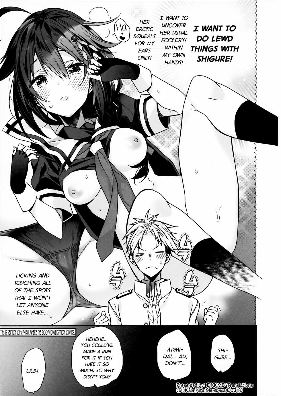(COMIC1☆15) [ciaociao (Araki Kanao)] Kawaii Koibito (Kantai Collection -KanColle-) [English] [DKKMD Translations] - Page 4