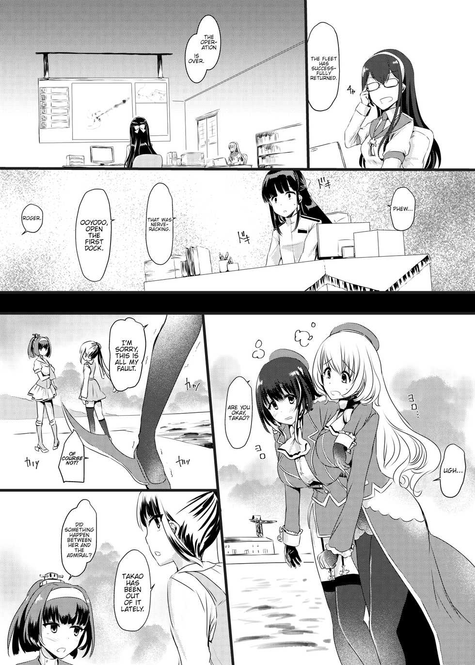 [Tsubakitei (Minase)] Ai ni Somete ~Takao Atago Hen~ (Kantai Collection -KanColle-) [English] {Hennojin} [Digital] - Page 4