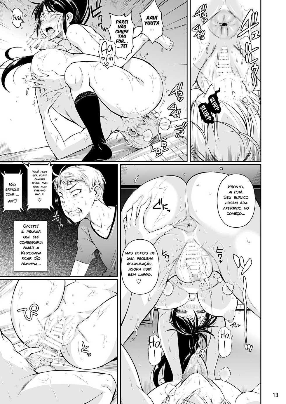 [Shoot The Moon (Fuetakishi)] Batsu Game de Yankee Onna ni Kokuttemita | Como Punição Eu Tive que me Confessar para uma Delinquente Problemática [Portuguese-BR] [zk3y] [Digital] - Page 14