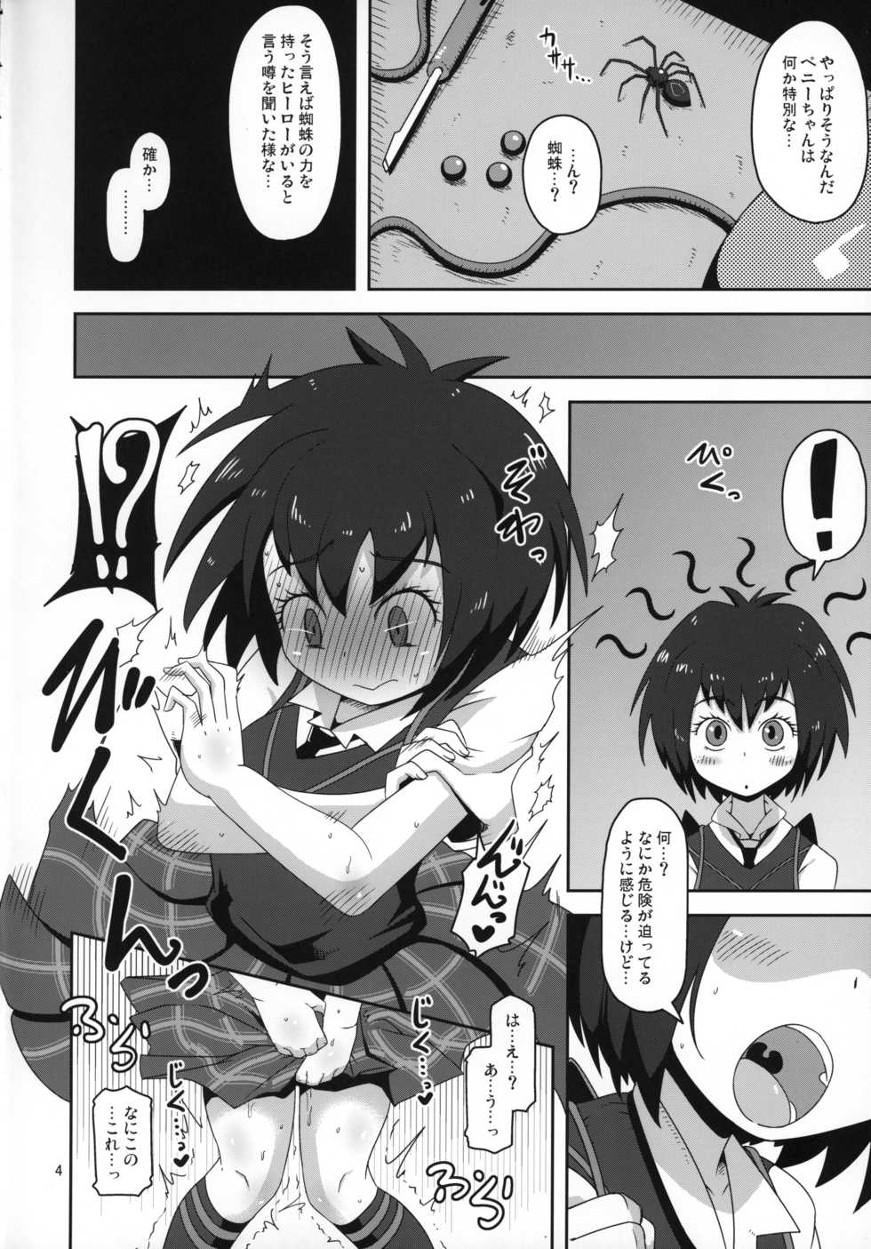 (Puniket 39) [HellDevice (nalvas)] HELLO! SCHOOL GIRL! (Spider-Man) - Page 3