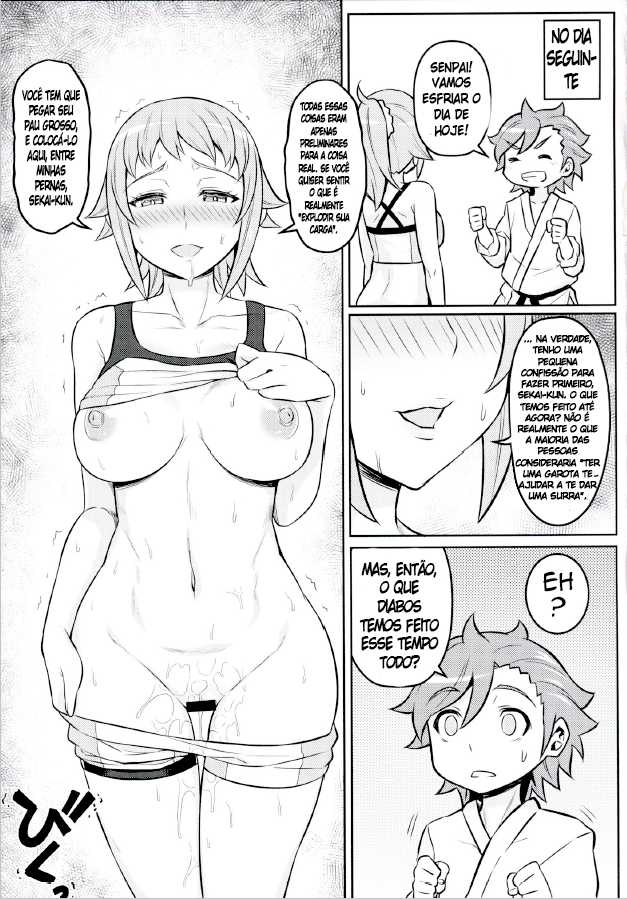 (C87) [Green Ketchup (Zhen Lu)] Nayamashii Fighters (Gundam Build Fighters Try) [Portuguese-BR] - Page 12