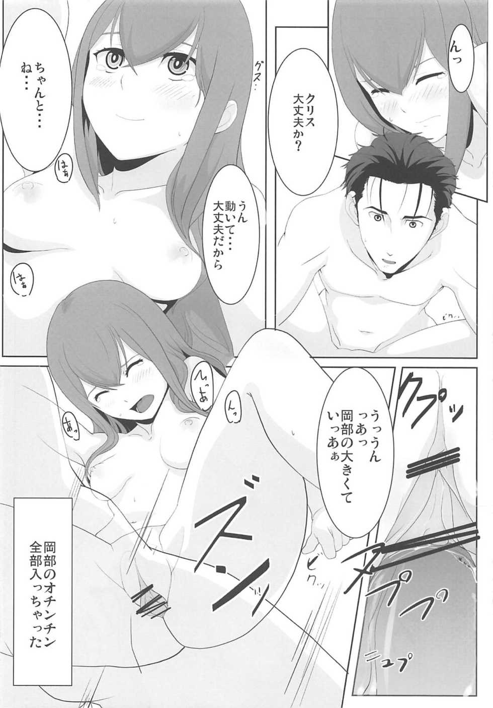 (C81) [Aiiro paradox (Nakata Iropa)] Niritsu Haihan no Cloning (Steins;Gate) - Page 11