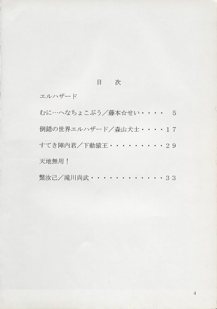 (Comic Castle 6) [Hanchidorinka, Greyhound (Various)] Tenyou (El Hazard, Tenchi Muyo!) - Page 2